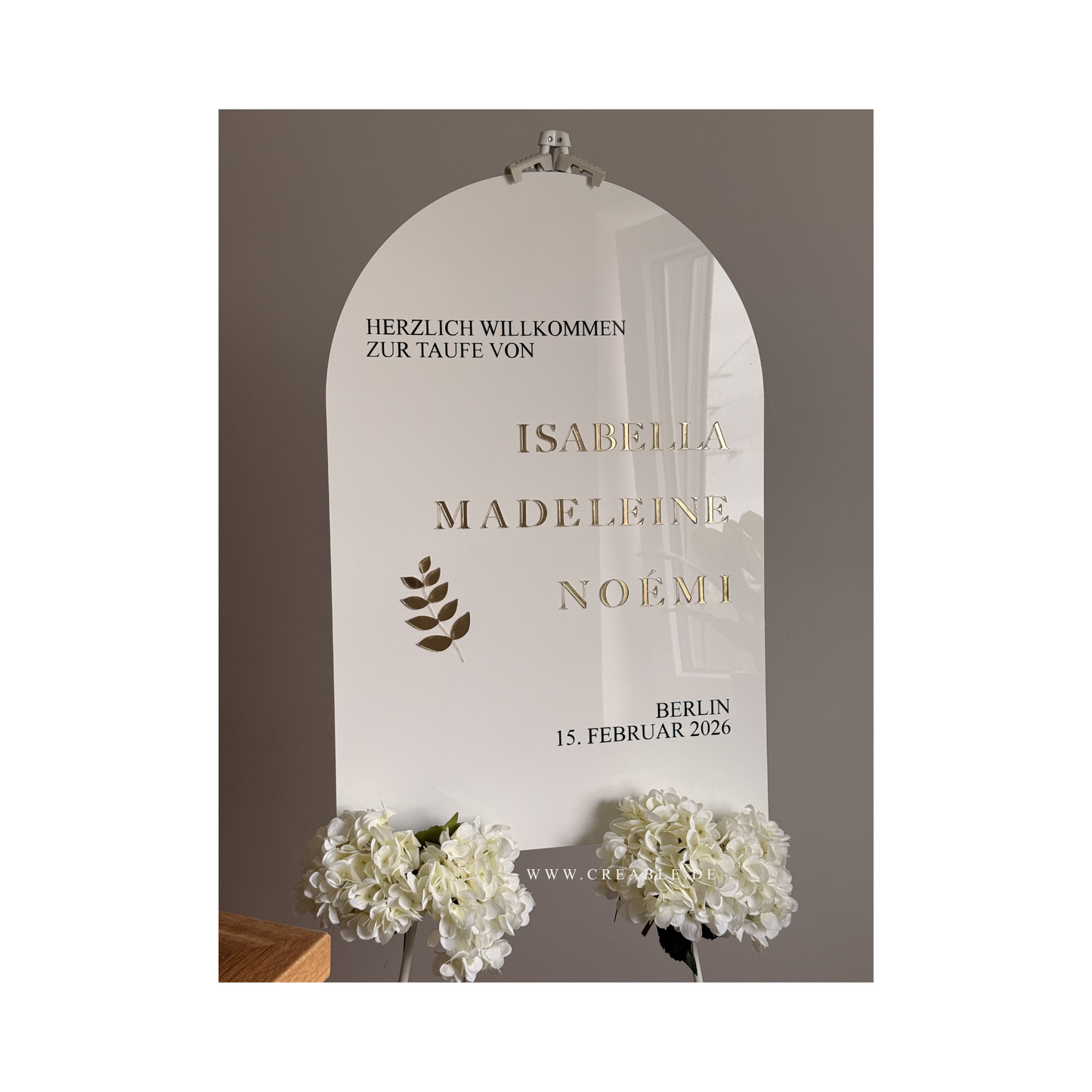 CHRISTENING TAFEL